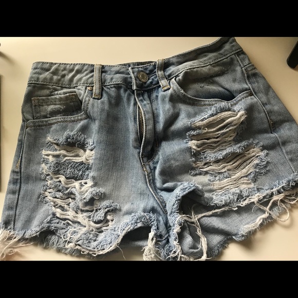 PacSun Pants - Cute Pacsun Super Distressed Shorts